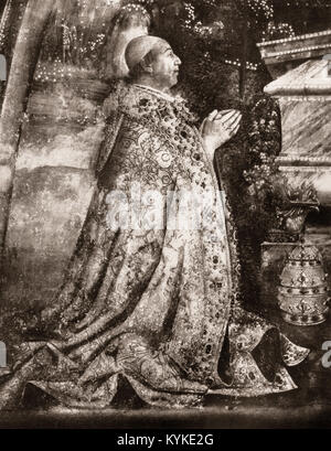 Pope Alexander VI, Rodrigo Borgia, 1431 - 1503 Stock Photo