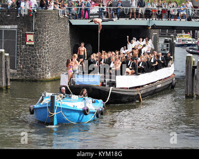Boat advocaten boot, Canal Parade Amsterdam 2017 foto 1 Stock Photo