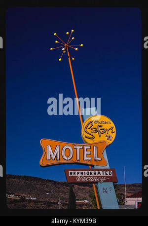 Western Safari Motel sign, St George Boulevard, Saint George, Utah 37390391551 o Stock Photo