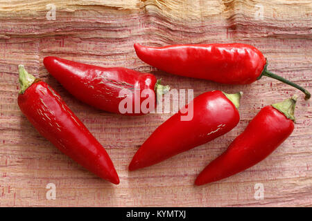 red chili peppers Stock Photo
