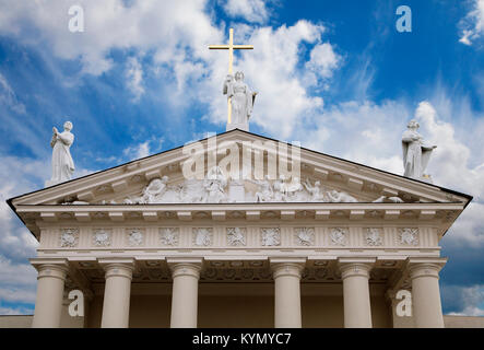 St. Stanislaus and St Ladislaus cathedral in Vilnius Stock Photo