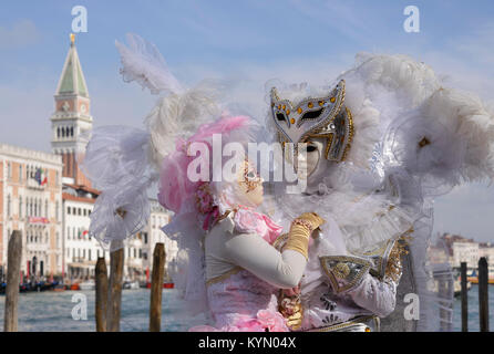 Carneval in Venice, Karneval in Venedig Stock Photo