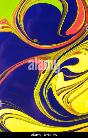 Inks in water, color abstraction Stock Photo