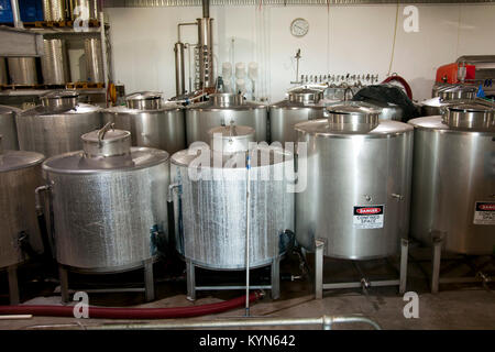 Wine Tanks Stock Photo