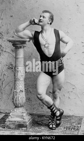 Eugen Sandow, pioneering German bodybuilder, known as the 'father of modern bodybuilding'. Eugen Sandow Stock Photo