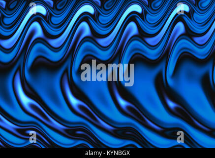 Blue Wave Abstract Pattern