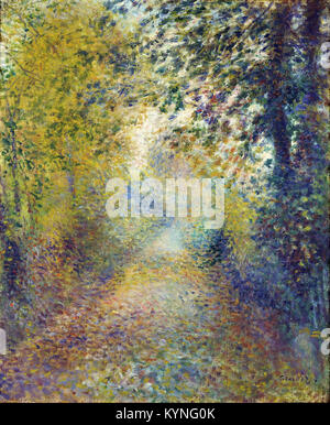 Pierre Auguste Renoir In the Woods Stock Photo Alamy