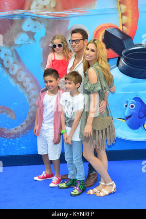Stacey Solomon, Joe Swash at the 'Finding Dory' film premiere, London, UK  10th Jul 2016 Stock Photo