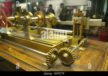 Reducing machine at the British Museum in London, England, UK Stock Photo