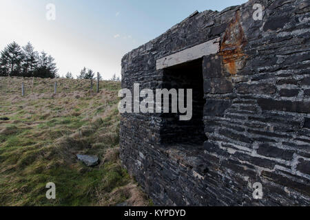 Llywernog, nr Aberystwyth, Ceredigion, Wales. 07/01/2018 Stock Photo