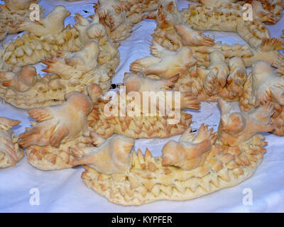 Easter's bread typical of Sardinia Stock Photo