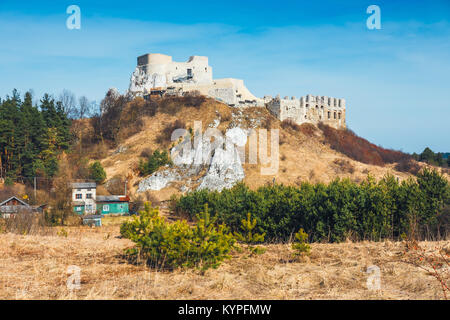 Ruins of Rabsztyn castle near Krakow, Poland Stock Photo