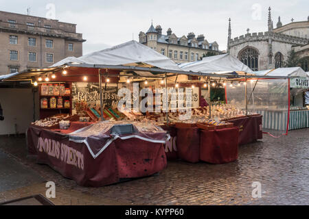 Reynolds sweet stall Market Hill Cambridge Cambridgeshire UK Stock Photo