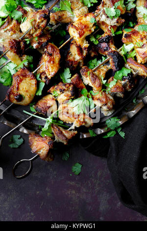 Chicken Kebab Stock Photo