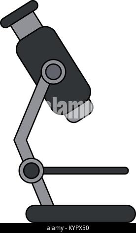 Microscope scientific tool Stock Vector