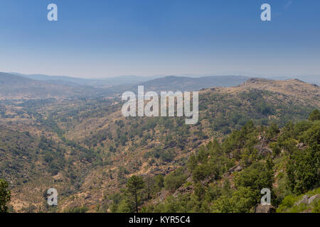 Landscape near Sortelha village, Portugal Stock Photo