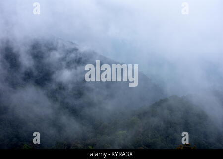 Genting Highlands, Malaysia - November 2, 2017: Mist all the way in Genting Highland Stock Photo