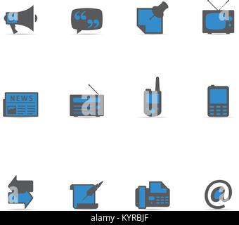 File format icon series in duo tone color. Vector illustration. Stock Vector