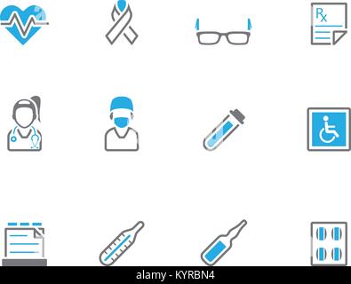 Ecommerce icon set in duo tone color. Vector illustration. Stock Vector