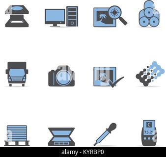 More weather icon series in duo tone color style. Vector illustration. Stock Vector