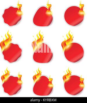 Babies icons in flat color style. Vector illustration. Stock Vector