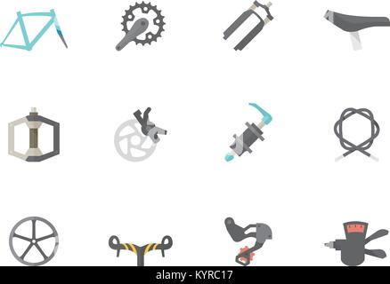 Camera icons in flat color style. Vector illustration. Stock Vector
