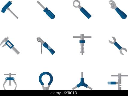 Car icons in flat color style. Vector illustration. Stock Vector