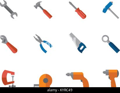 Logistic icon series in flat color style. Vector illustration. Stock Vector