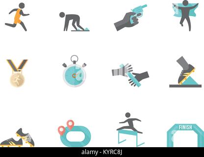 Spa related icon series in flat colors style. Vector illustration. Stock Vector