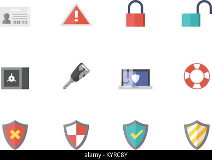 Transportation icon series in flat color style. Vector illustration. Stock Vector