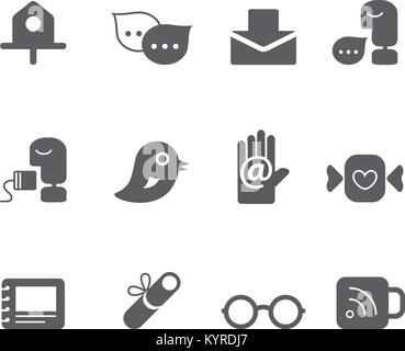 Universal icons. Stock Vector