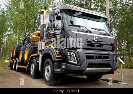 New Volvo FMX 540 Xpro Tipper Truck Headlight Detail Stock Photo