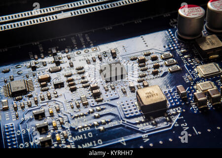 Technology background. Central Computer Processors CPU concept Stock Photo