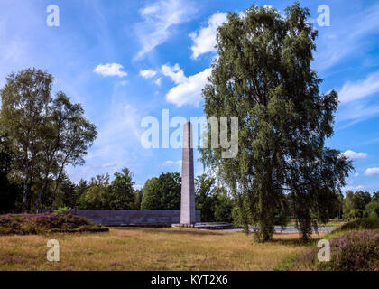 Bergen-Belsen concentration camp Germany Stock Photo