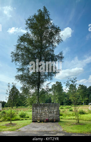 Bergen-Belsen concentration camp Germany Stock Photo