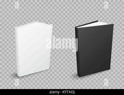 books on transparent background Stock Vector