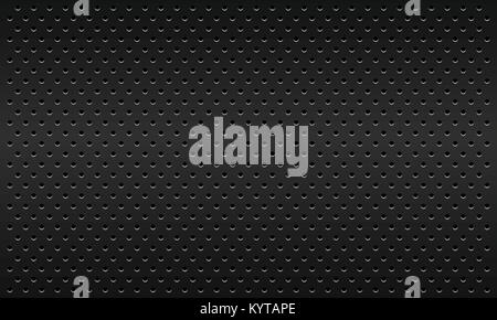 Dotted Dark Material Texture Vector Background Stock Vector