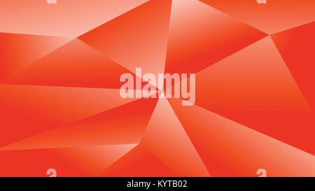 Simple Red Polygonal Vector Graphic Background Stock Vector