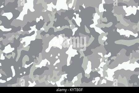 Snow Camouflage Texture Vector Graphic Background Stock Vector