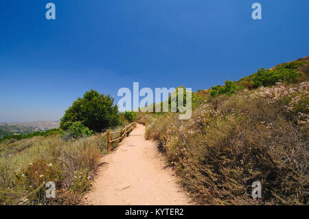 The Cowles Mountain trail in San Diego, California Stock Photo