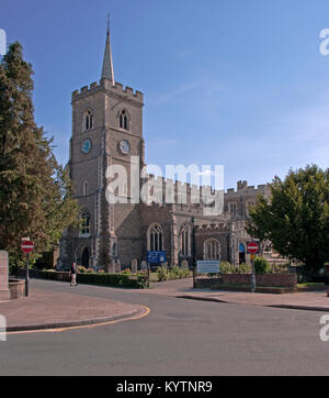 Ware, St Mary the Virgin Church, Hertfordshire, England, Stock Photo