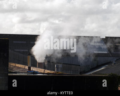 china clay Imerys  and Cornwall council incinerator St Dennis.cornwall Stock Photo
