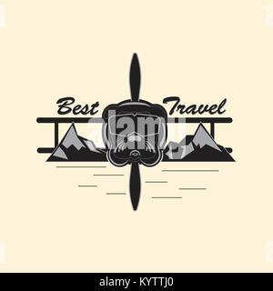 Best Travel Logo Stock Vector