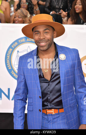 Pasadena, California, USA. 15th Jan, 2018. MAJOR at the 49th NAACP Image Awards at the Pasadena Civic Auditorium in Pasadena, California, USAlifornia on January 15, 2017. Credit: Koi Sojer/Snap'n U Photos/Media Punch/Alamy Live News Stock Photo