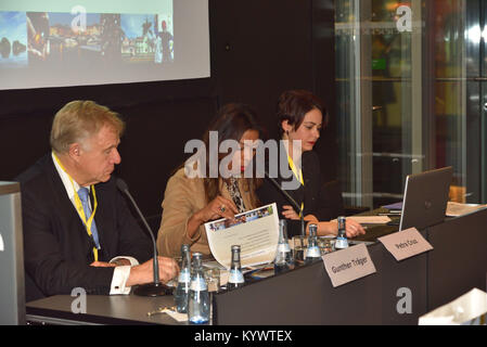 Germany. 13th Jan, 2018. Mrs. Petra Cruz from domenican tourist board in Frankfurt, Germany gives journalists trends and vision for 2018. Credit: C) ImagesLive/ZUMA Wire/Alamy Live News Stock Photo