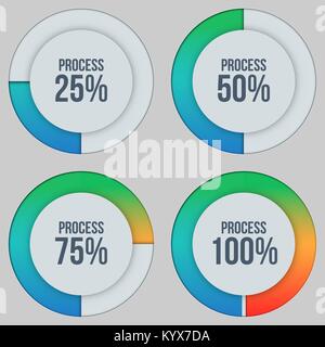 Infographic Scale visualizing process. Stock Vector