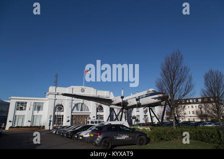 Exterior of Airport House at Croydon Airport in Croydon Greater London Stock Photo