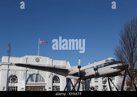 Exterior of Airport House at Croydon Airport in Croydon Greater London Stock Photo