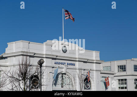 Exterior of Airport House at Croydon Airport in Croydon Greater London Stock Photo