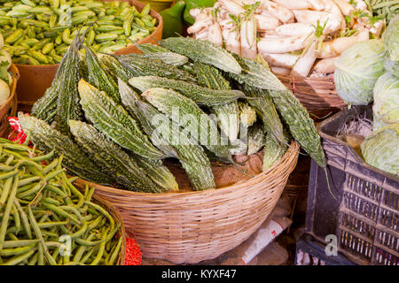 India, Karnataka, , Belur, Market Stock Photo